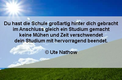 bestandenes Studium