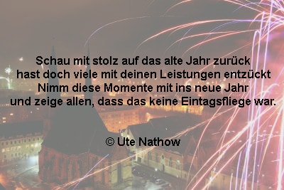 Sprüche zum Jahreswechsel Wünsche zum Verschenken