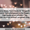 Sprüche zum 19. Geburtstag