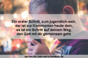 Moderne Sprüche zur Kommunion