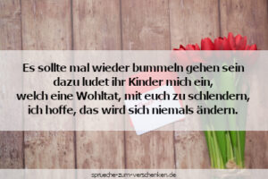 Dankessprüche für die Kinder