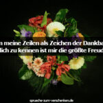 Kurze Dankessprüche zum Danke sagen