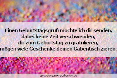 Kurze Geburtstagswünsche