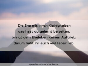 Moderne Sprüche zur Zuckerhochzeit