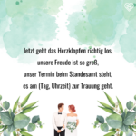 Einladung zum Standesamt