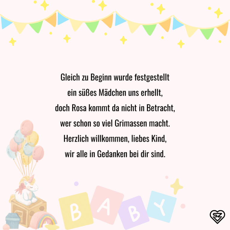 15 moderne & herzliche Sprüche zur Geburt eines Mädchens