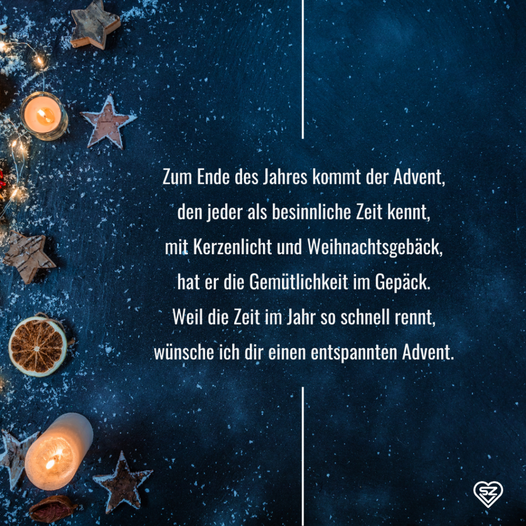 Kurze Adventssprüche besinnliche & liebevolle Sprüche