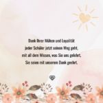 Dankessprüche für eine Lehrerin & Lehrer