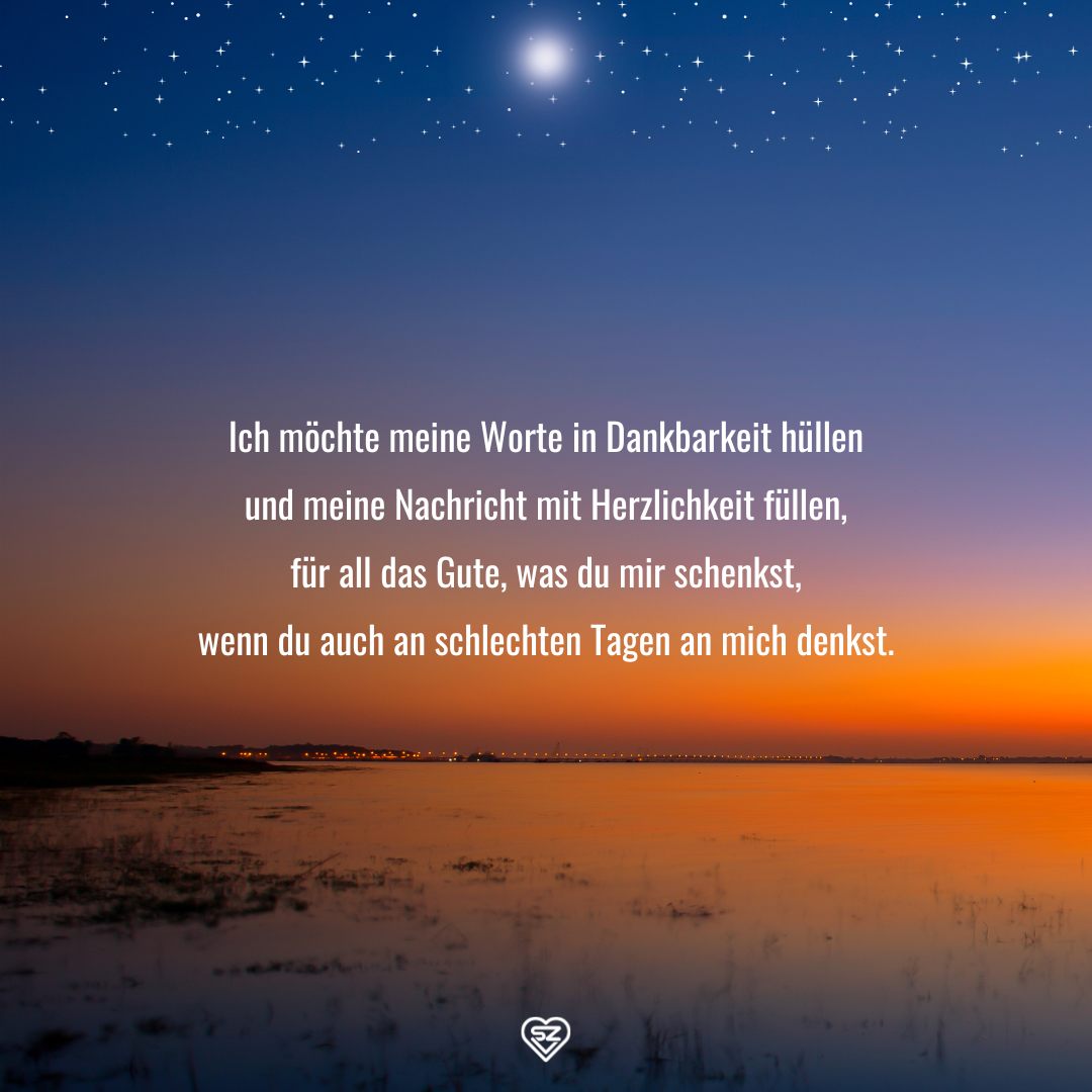 Danke für alles Worte