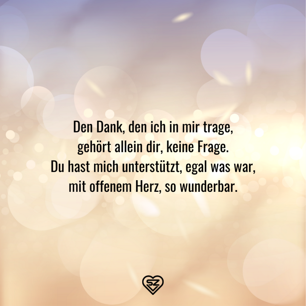 Dankessprüche