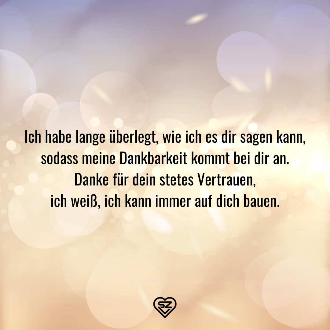 Dankessprüche für gute Freunde