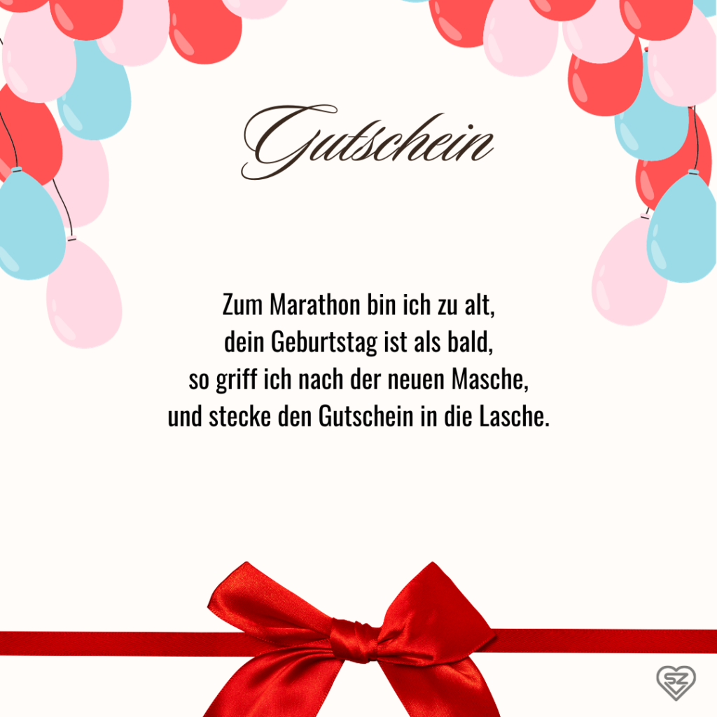 24 Gutscheinsprüche + 10 Bilder zum Geburtstag & Weihnachten