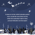Weihnachtswünsche für einen Arzt