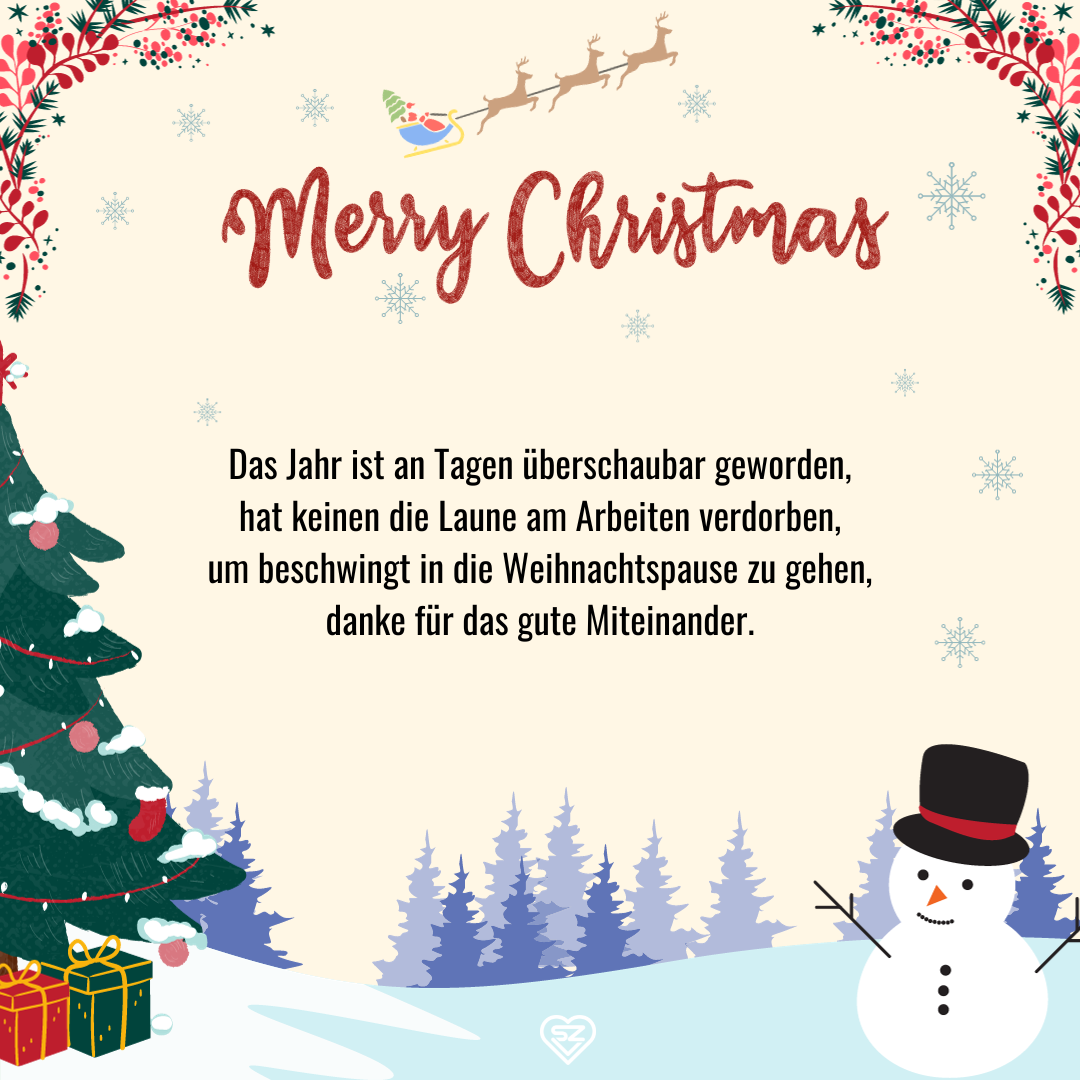Frohe Weihnachten Kollegen