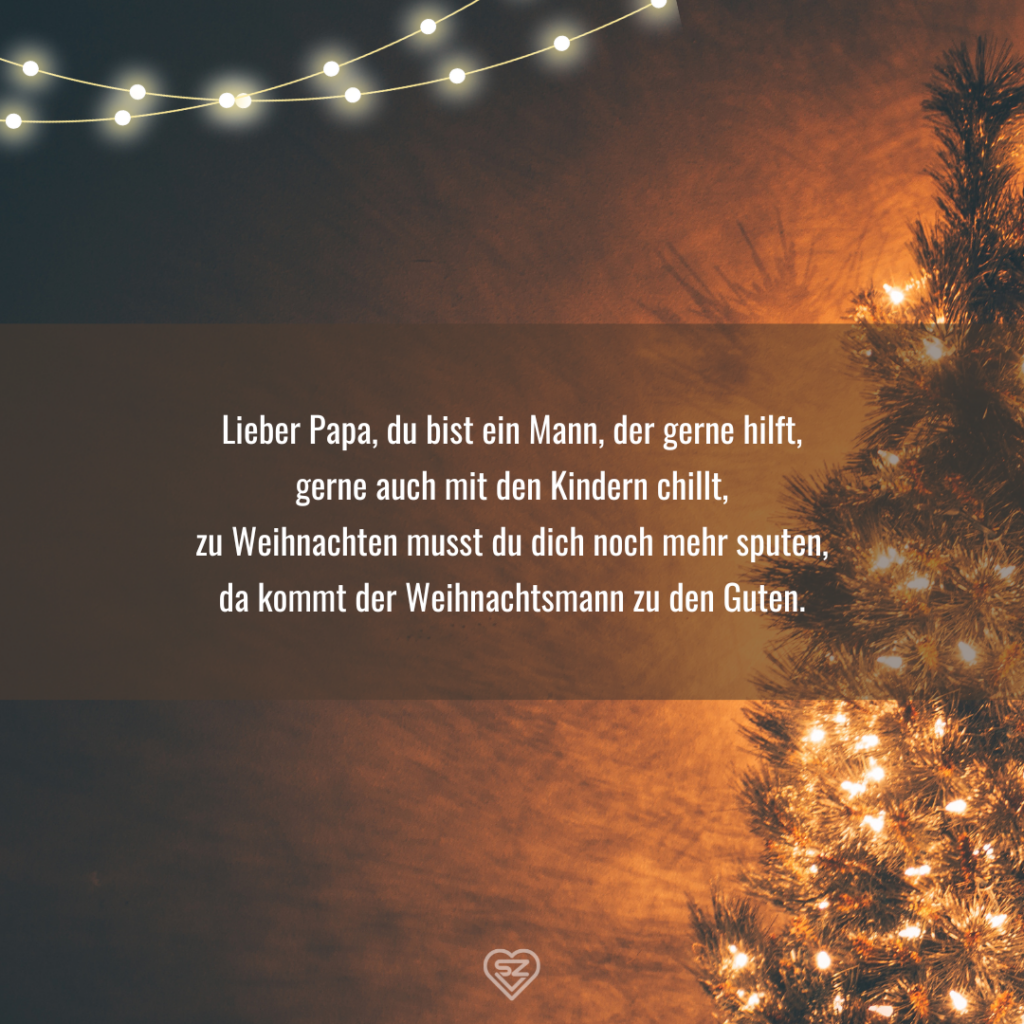 Weihnachtswünsche für die Eltern