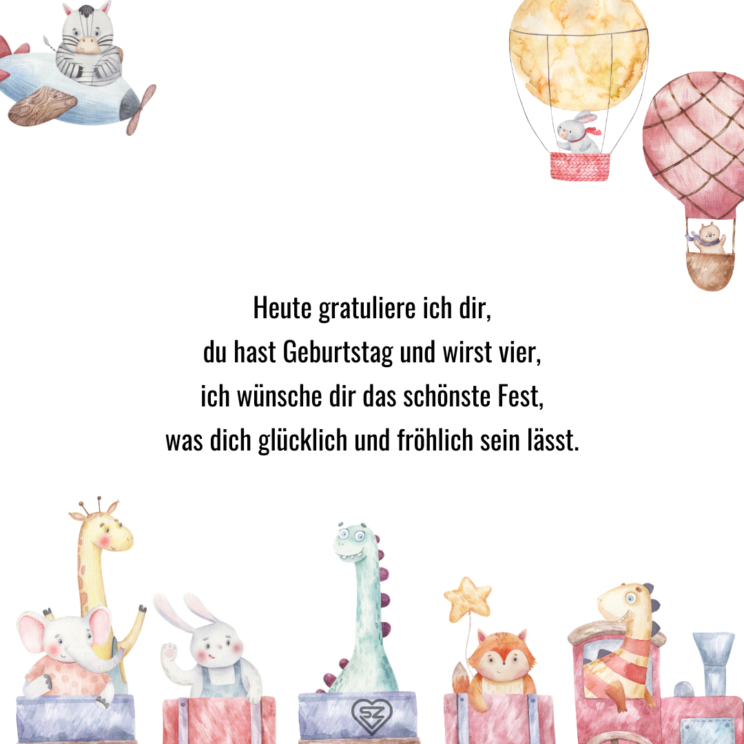 Spruch Zum 4 Geburtstag