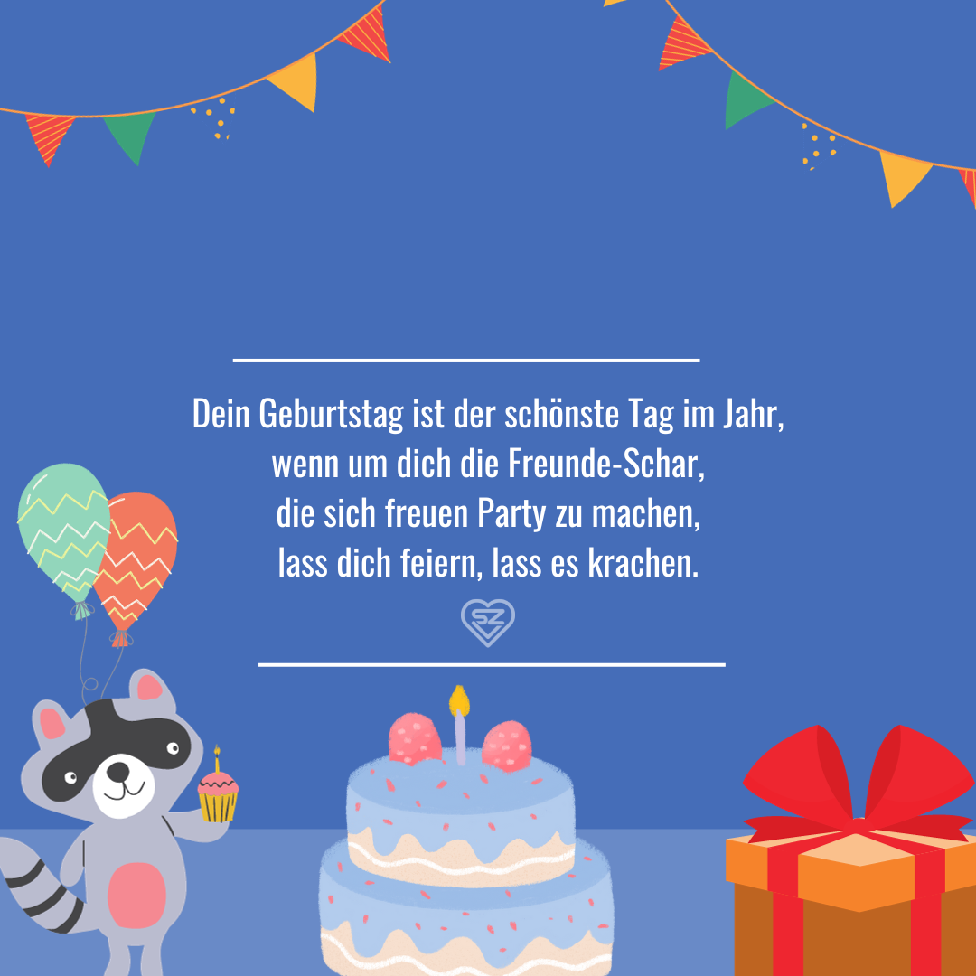 Sprüche zum Kindergeburtstag