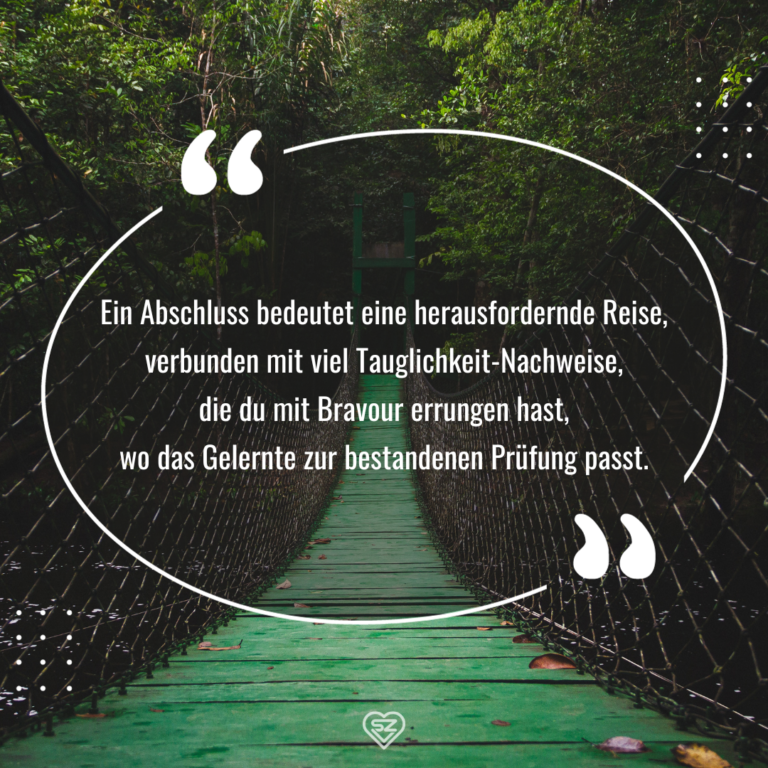 Kurze Sprüche zur bestandenen Ausbildung