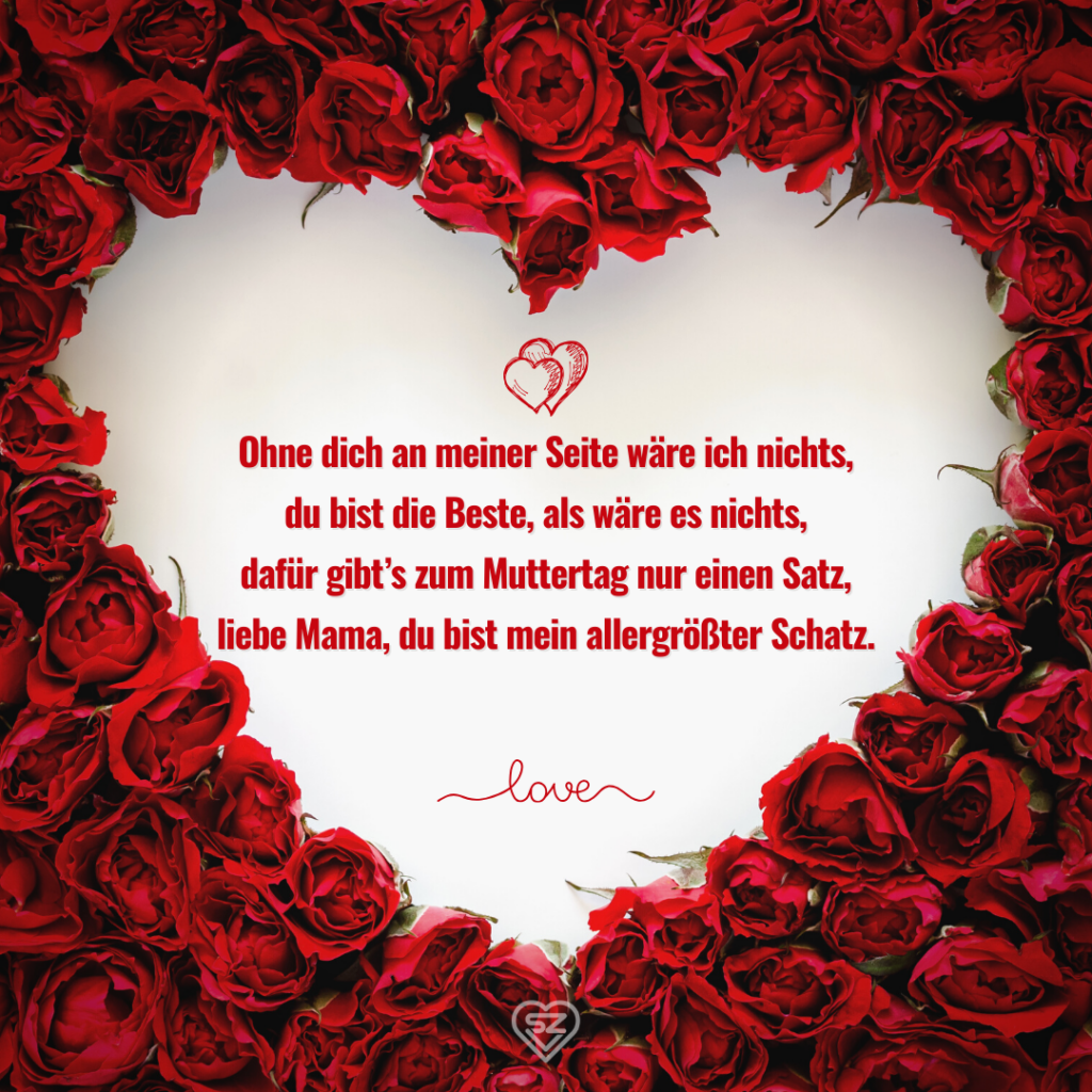 Kurze Texte zum Danke sagen an die Mama!
