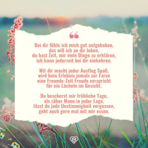 Dankessprüche für einen Freund