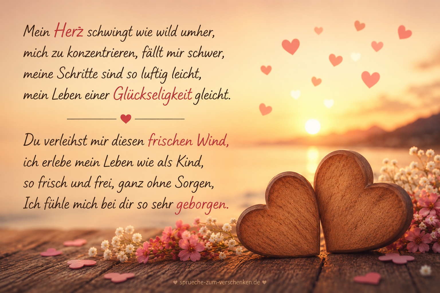 Liebessprüche zum Verschenken