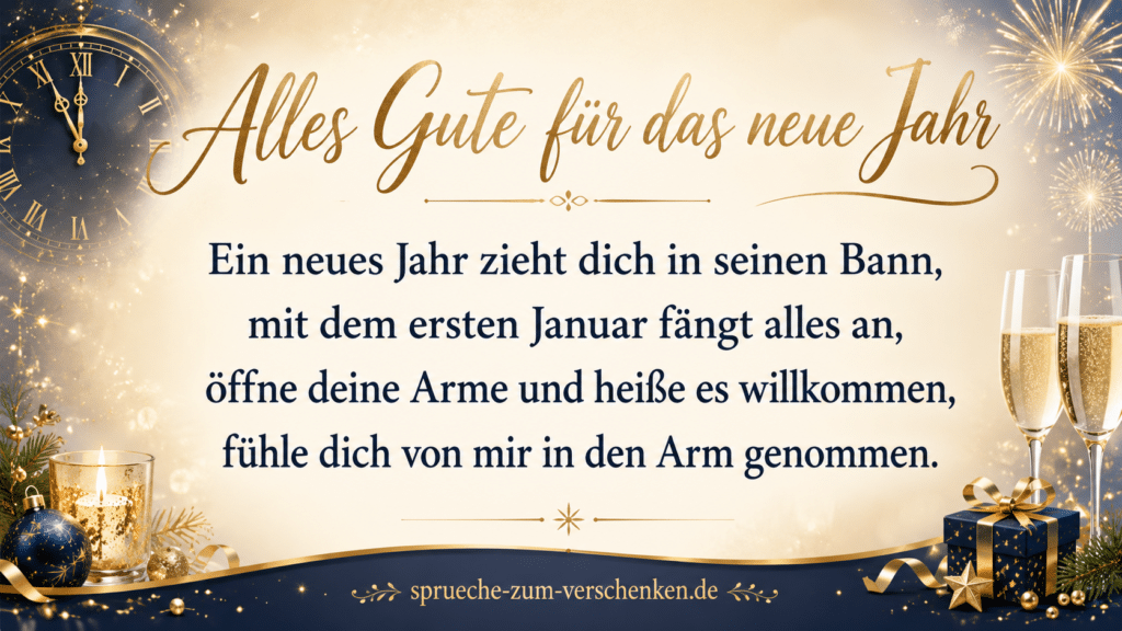 Alles Gute zum neuen Jahr