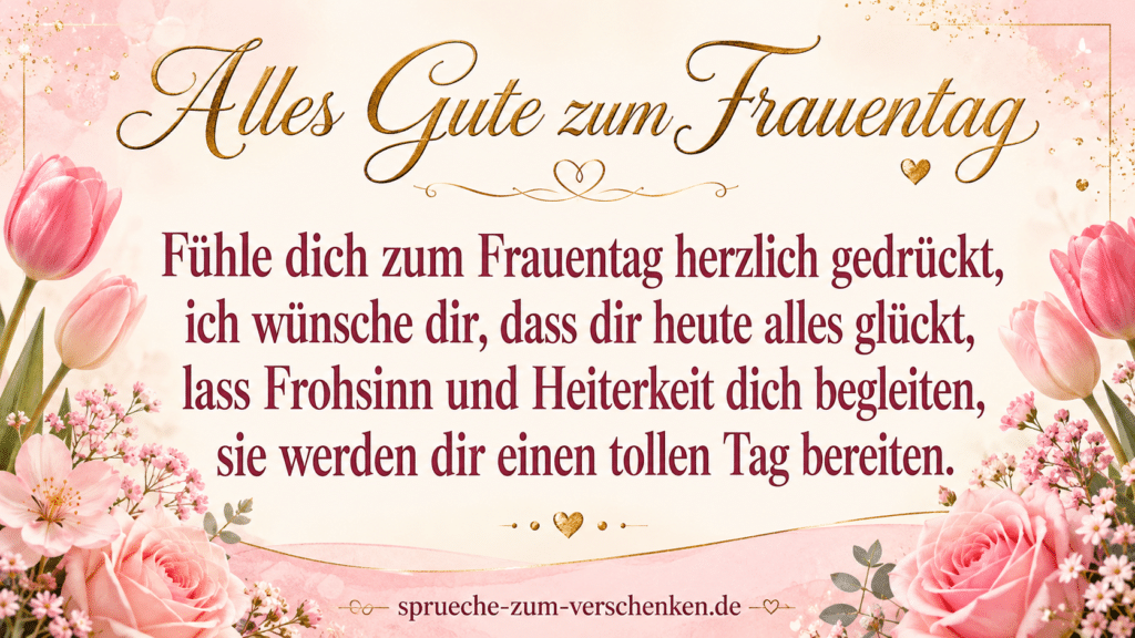 Alles Gute zum Frauentag