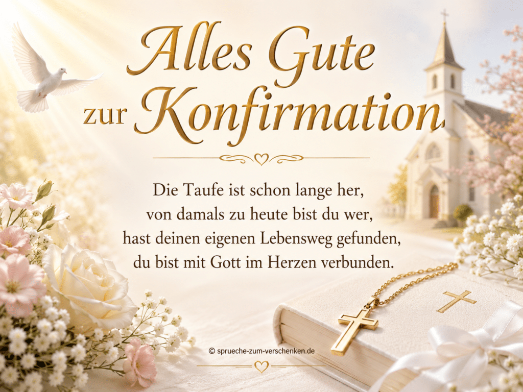 Alles Gute zur Konfirmation