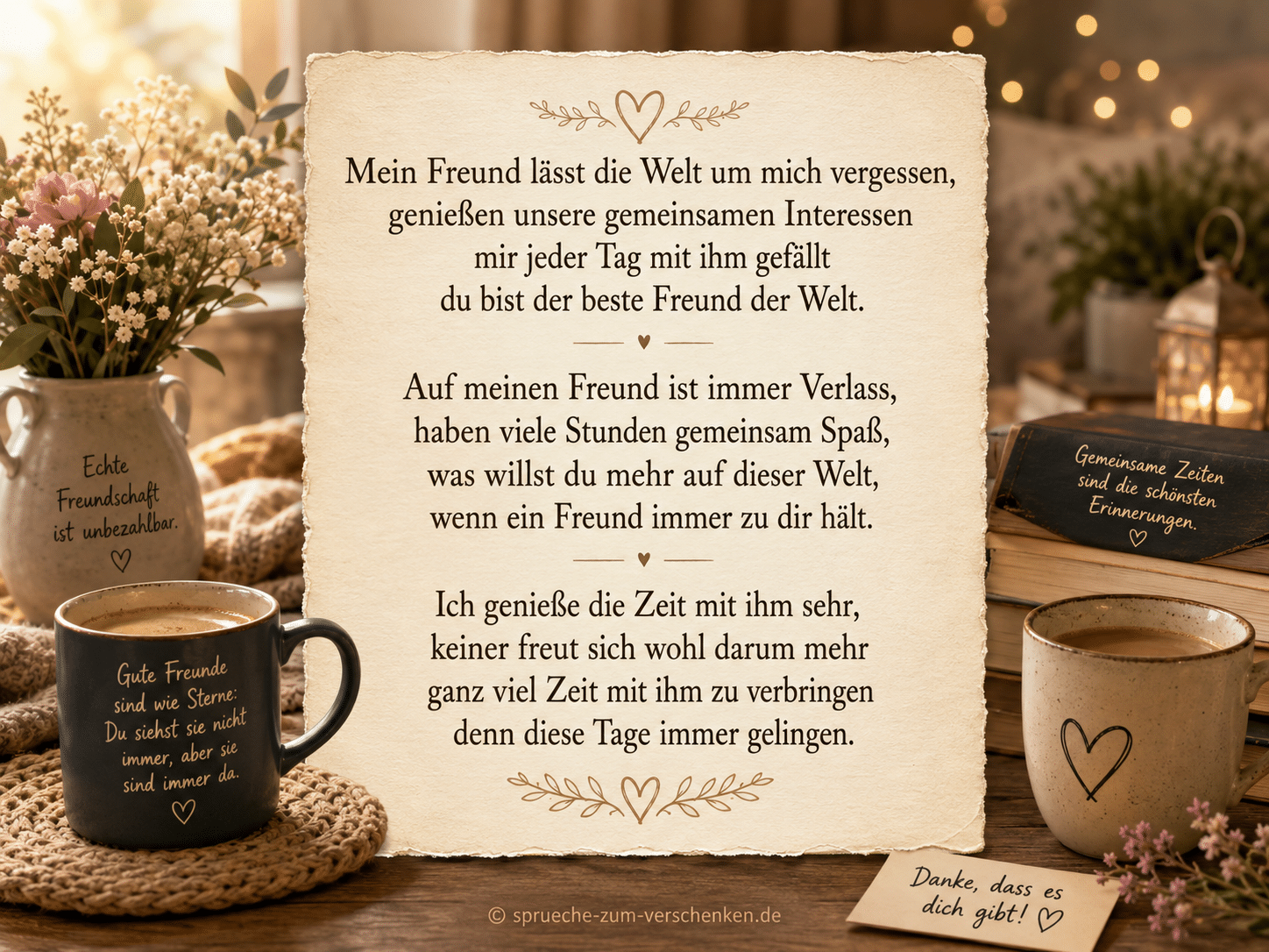 Danke an den besten Freund