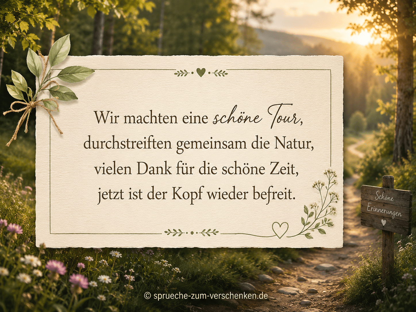 Danke für die gute Laune