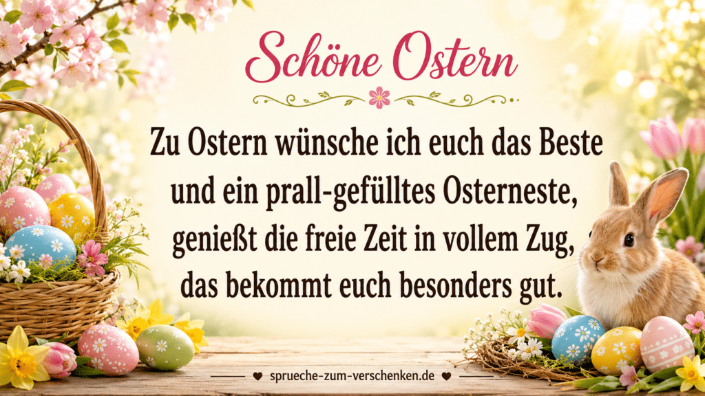 Spruch zu Ostern